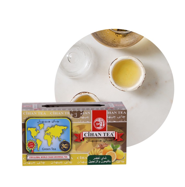 Cihan Green Tea with Lemon & Ginger Teabag