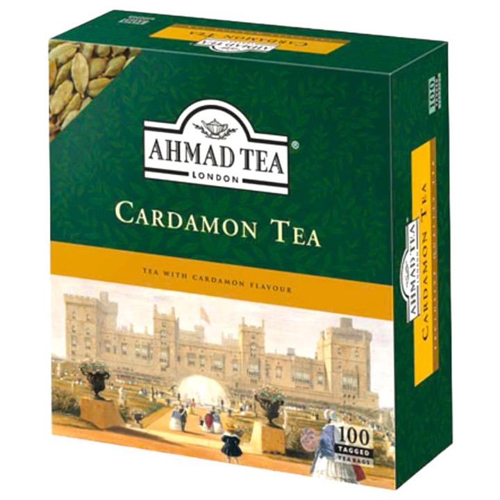AHMAD CEYLON TEA BAGS WITH CARDAMOM 12X100X2GR
