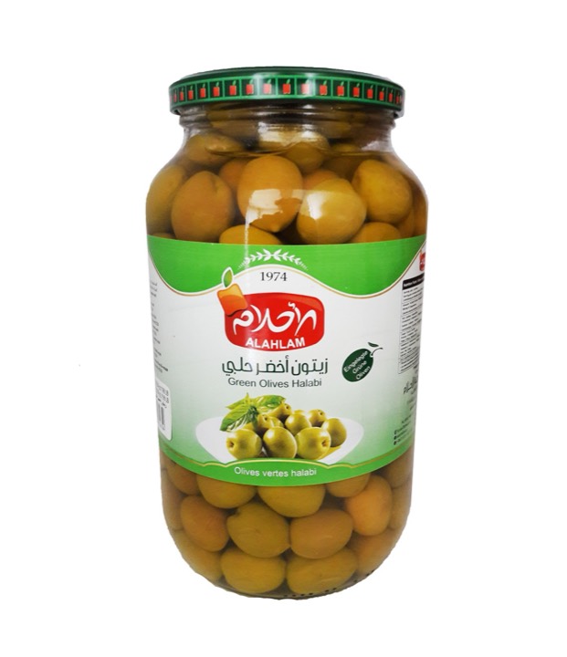 AL AHLAM HALABI OLIJVEN GROEN 6X900 GR