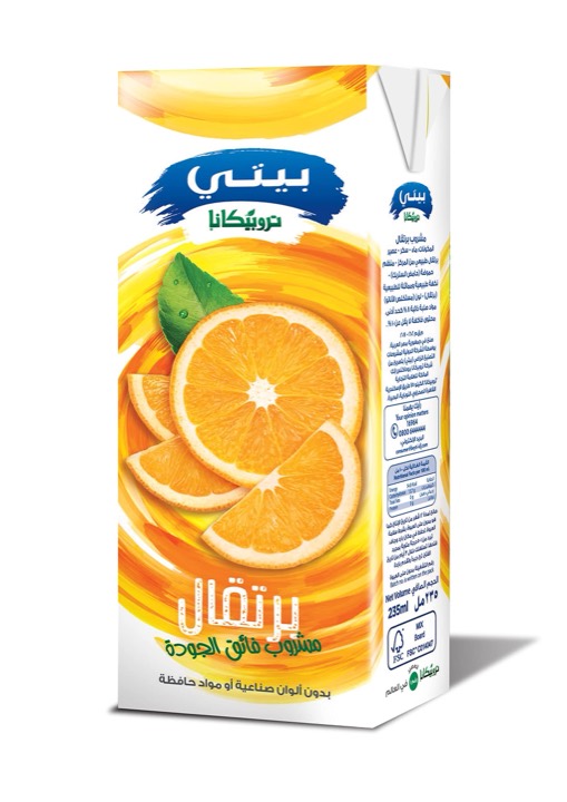 BEYTI ORANGE PERMIUM DRINK 27X200ML