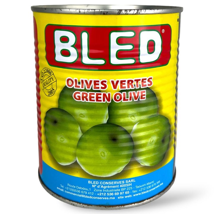 BILAD GREEN OLIVES WITH PIT 12X1KG