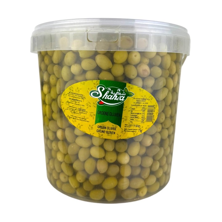 SHAHIA GREEN OLIVES 11.5KG