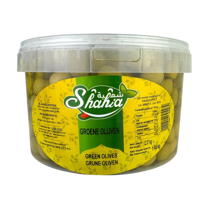 SHAHIA GREEN OLIVES 2,37KG