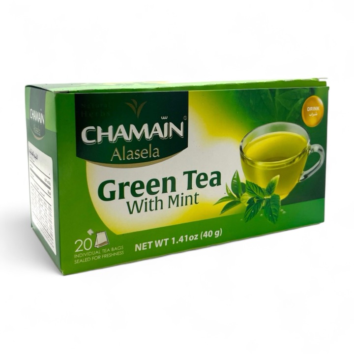CHAMAIN GREEN TEA WITH MINT 48X40GR
