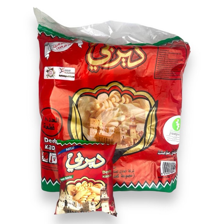 DERBY CHIPS SALE PAPRIKA 108X20GR