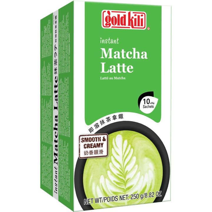 GOLD KILI INSTANT MATCHA LATTE 24X10X25G