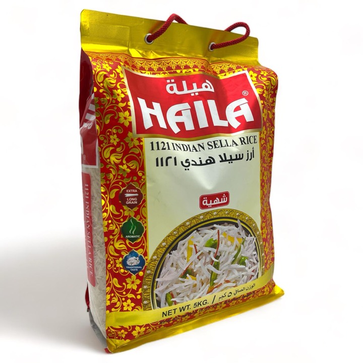 HAILA BASMATI RIJST 4X4.5KG