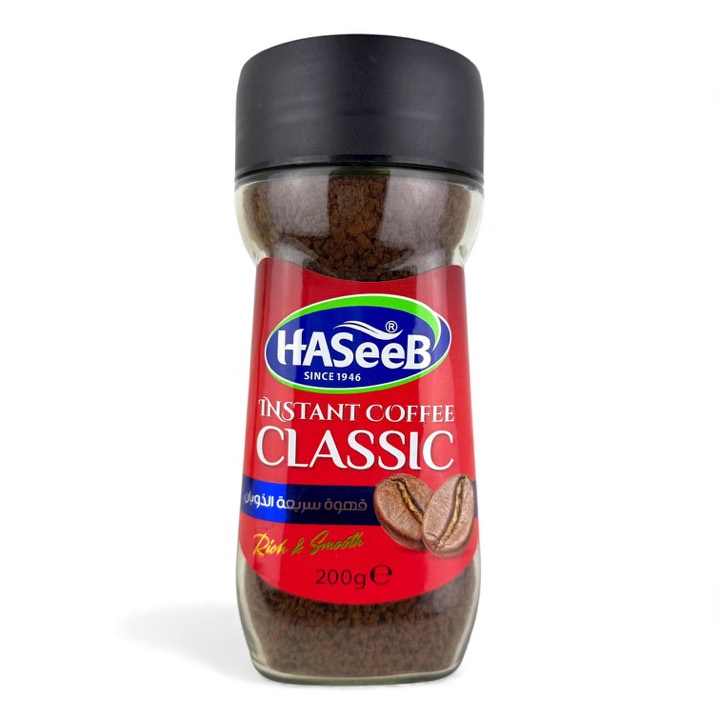 HASEEB INSTANT COFFEE CLASSIC 6X200G