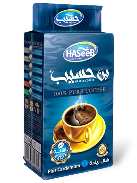 HASEEB COFFEE PLUS CARDAMOM (BLUE) 10X500GR