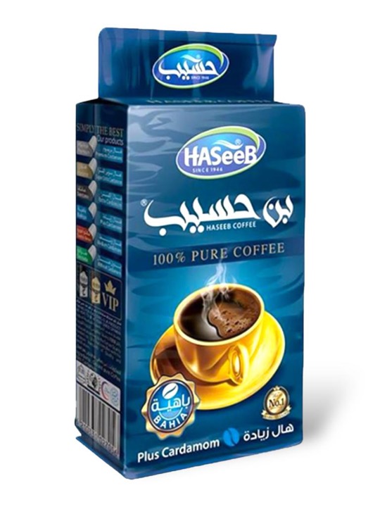 HASEEB COFFEE PLUS CARDAMOM (BLUE) 25X200GR