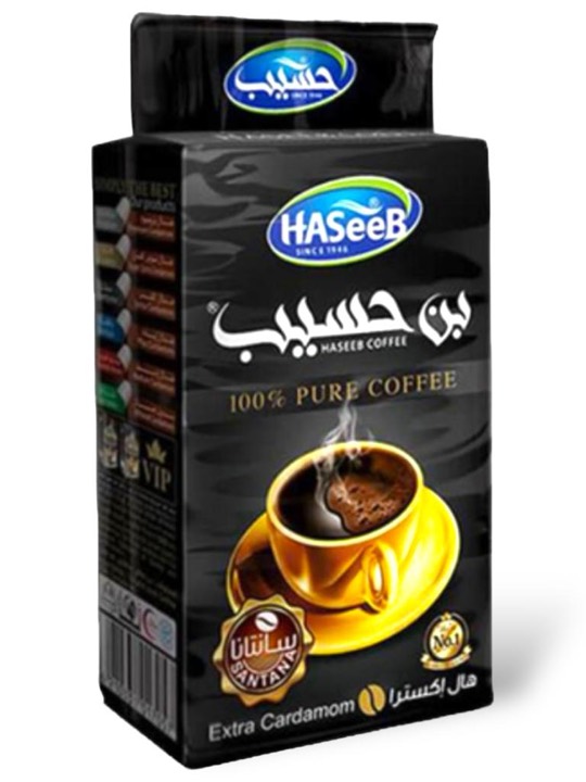 HASEEB COFFEE EXTRA CARDAMOM BLACK 10X500GR