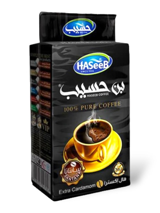 HASEEB COFFEE EXTRA CARDAMOM (BLACK) 25X200GR