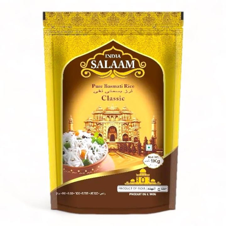 INDIA SALAAM PURE BASMATI CLASSIC RICE 20X900G