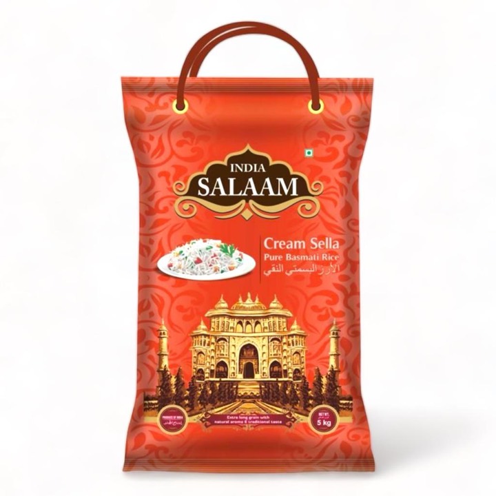 INDIA SALAAM PURE BASMATI CREAM SELLA 4X4.5KG