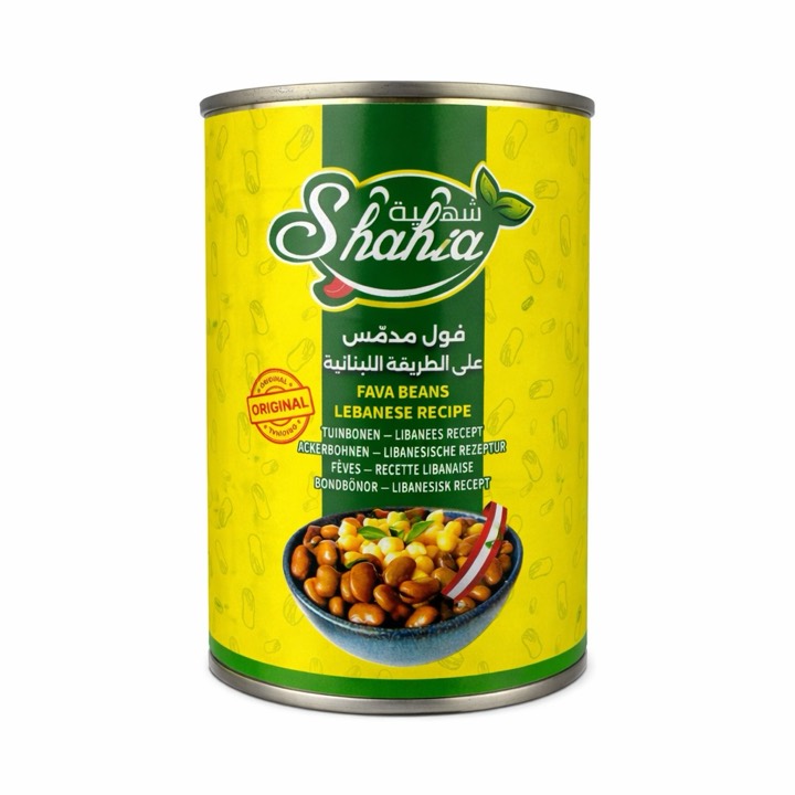SHAHIA FAVA BEANS WITH LEBANESE RECIPE 24X400GR