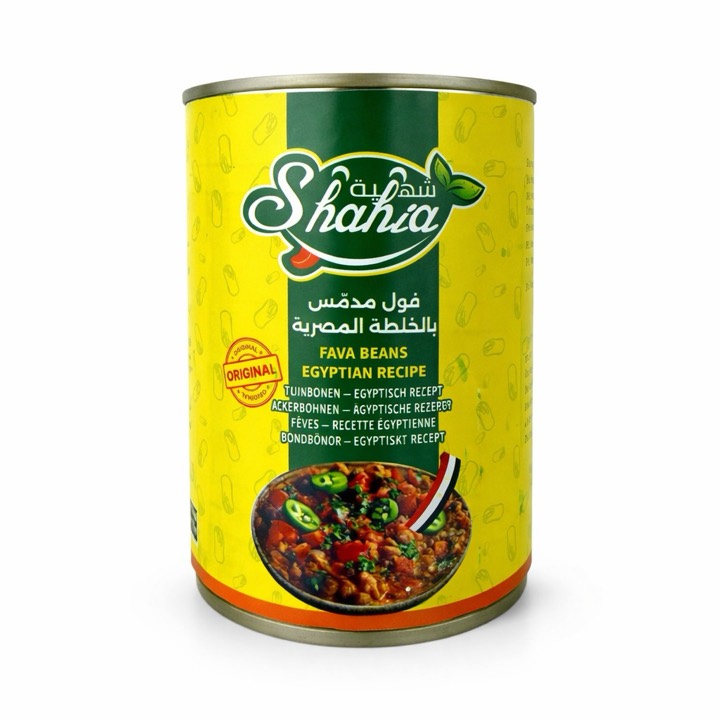 SHAHIA FAVA BEANS WITH EGYPTIAN RECIPE 24X400GR