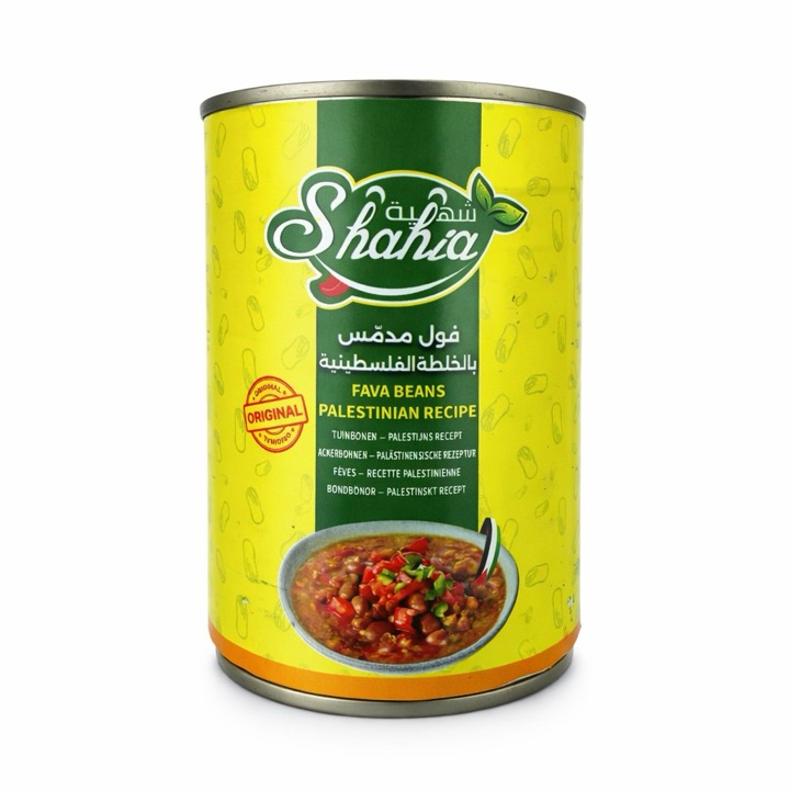SHAHIA FAVA BEANS WITH PALESTINIAN RECIPE 24X400GR