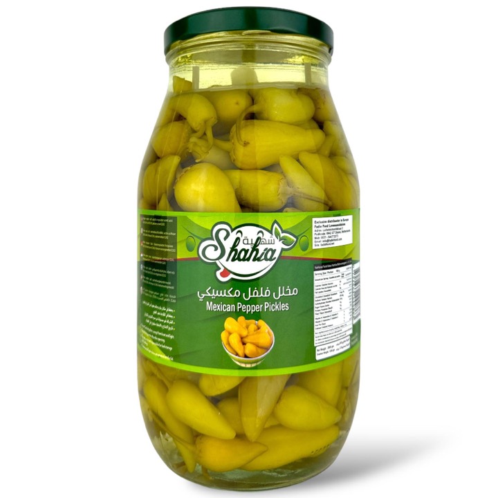 SHAHIA MEXICAN PEPPER PICKELS 4X2800GR شهية- مخلل فليفلة مكسيكي