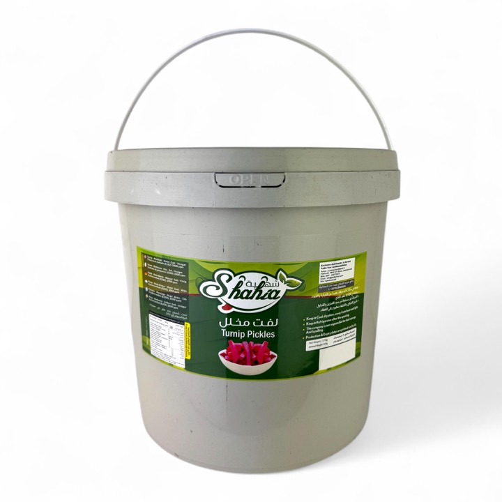 SHAHIA RED TURNIP PICKLES 1X10 KG شهIة مخلل لفت اح