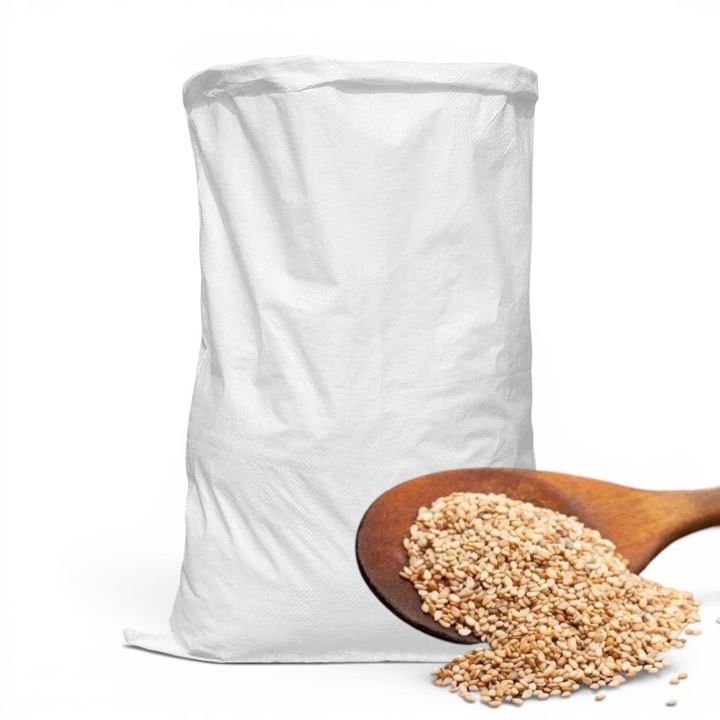 SHAHIA WHITE HULLED SESAME SEEDS 25KG