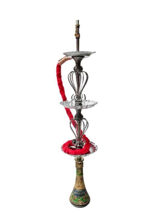 SHISHA BABYLON F3 ( H 145CM )SILVER+BLACK