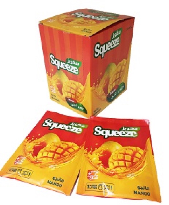 SQUEEZE MANGO 6X12ST
