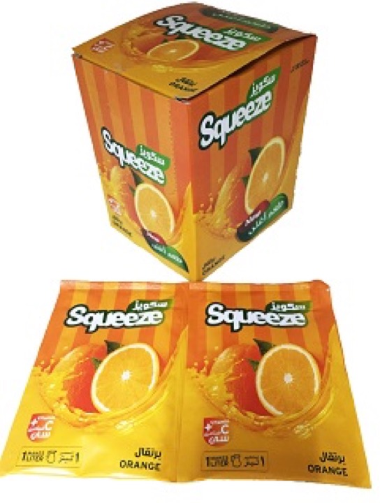 SQUEEZE ORANGE 6X12ST