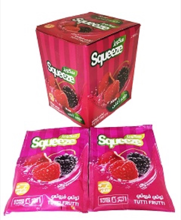 SQUEEZE TUTTI FRUTI 6X12ST